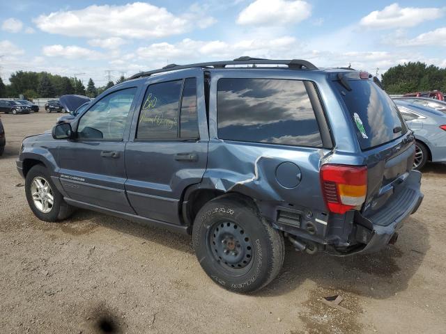1J4GW48S23C539842 - 2003 JEEP GRAND CHER LAREDO BLUE photo 2