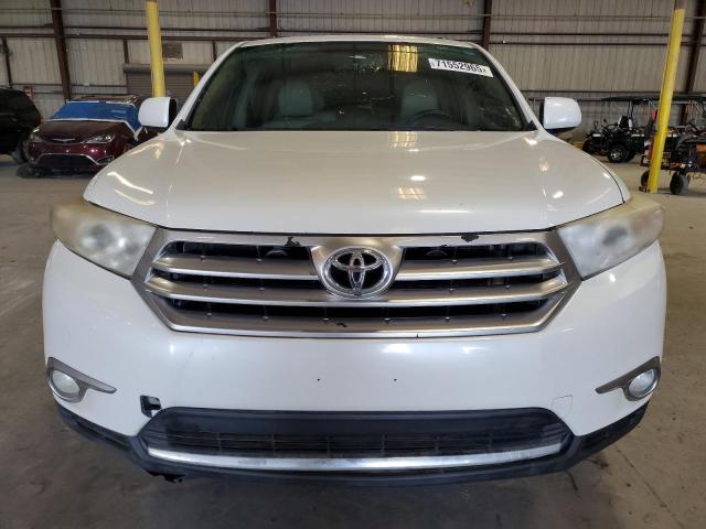 5TDZA3EH3BS012423 - 2011 TOYOTA HIGHLANDER BASE WHITE photo 5
