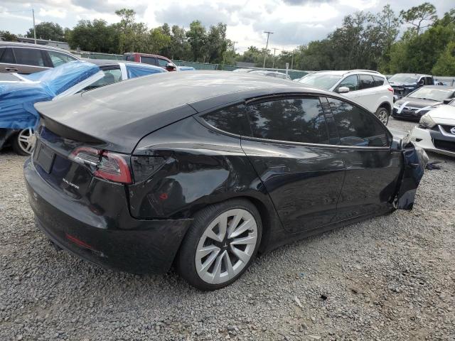 5YJ3E1EB1NF189197 - 2022 TESLA MODEL 3 BLACK photo 3