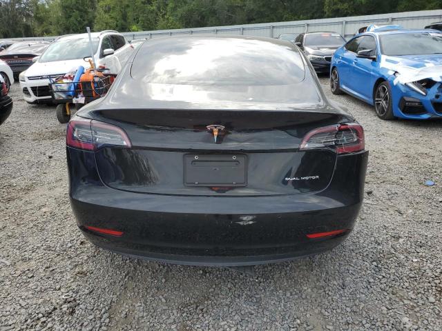 5YJ3E1EB1NF189197 - 2022 TESLA MODEL 3 BLACK photo 6