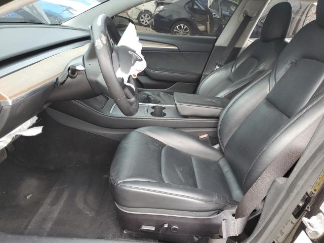 5YJ3E1EB1NF189197 - 2022 TESLA MODEL 3 BLACK photo 7