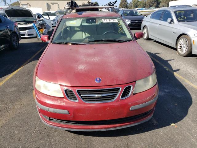 YS3FB49S851056620 - 2005 SAAB 9-3 LINEAR BURGUNDY photo 5