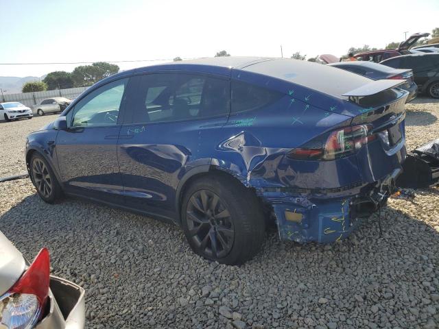 7SAXCAE57RF459365 - 2024 TESLA MODEL X BLUE photo 2
