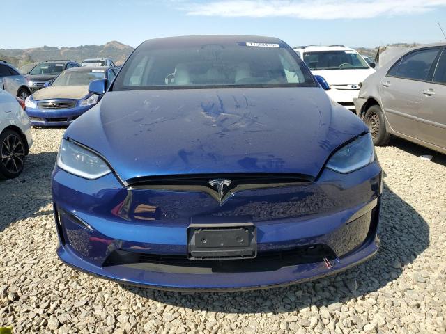 7SAXCAE57RF459365 - 2024 TESLA MODEL X BLUE photo 5