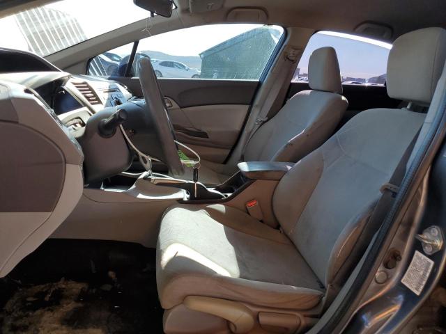 19XFB2F52CE089620 - 2012 HONDA CIVIC LX GRAY photo 7