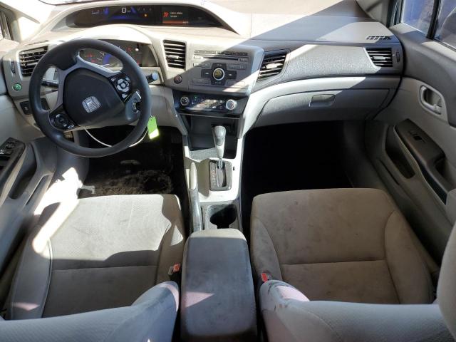 19XFB2F52CE089620 - 2012 HONDA CIVIC LX GRAY photo 8