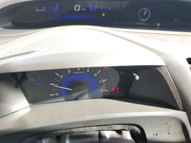 19XFB2F52CE089620 - 2012 HONDA CIVIC LX GRAY photo 9