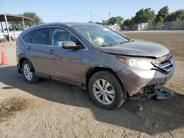 5J6RM4H74DL020500 - 2013 HONDA CR-V EXL BROWN photo 4