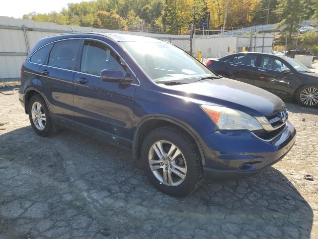 5J6RE4H73AL040987 - 2010 HONDA CR-V EXL BLUE photo 4