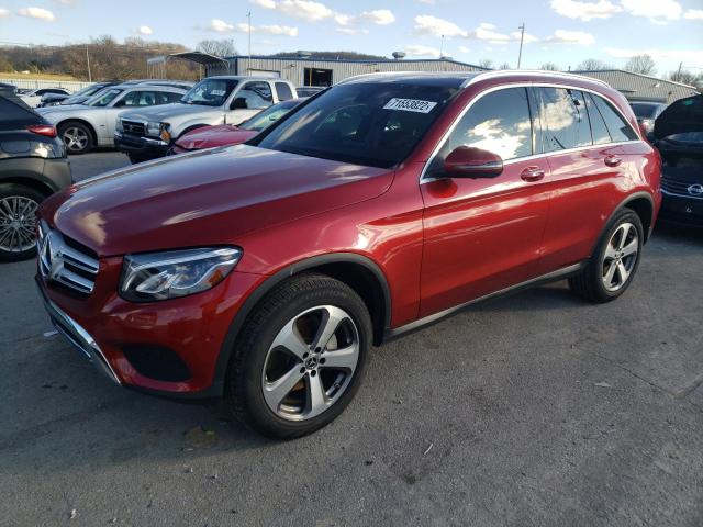 WDC0G4KB6JV114794 - 2018 MERCEDES-BENZ GLC 300 4MATIC MAROON photo 1