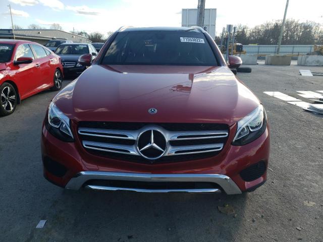 WDC0G4KB6JV114794 - 2018 MERCEDES-BENZ GLC 300 4MATIC MAROON photo 5