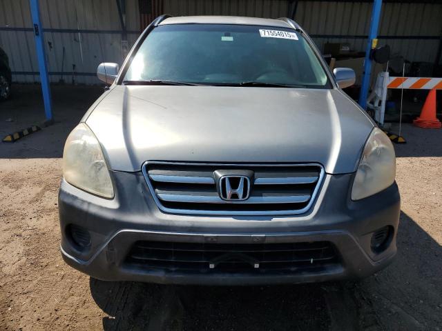 JHLRD78865C060694 - 2005 HONDA CR-V EX GRAY photo 5
