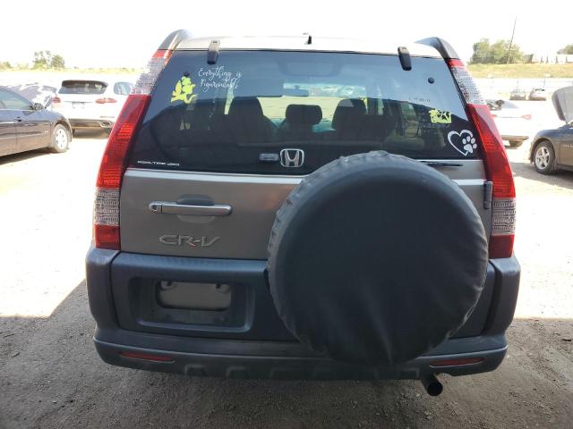 JHLRD78865C060694 - 2005 HONDA CR-V EX GRAY photo 6