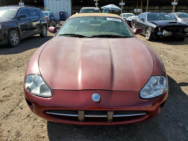 SAJGX2246WC026729 - 1998 JAGUAR XK8 BURGUNDY photo 5