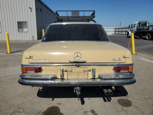 10806812002226 - 1971 MERCEDES-BENZ 280-CLASS BEIGE photo 6