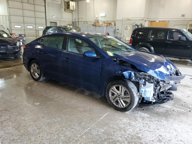 5NPD84LF0KH457057 - 2019 HYUNDAI ELANTRA SEL BLUE photo 4