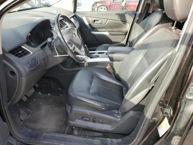 2FMDK3JC4DBC34390 - 2013 FORD EDGE SEL BLACK photo 7