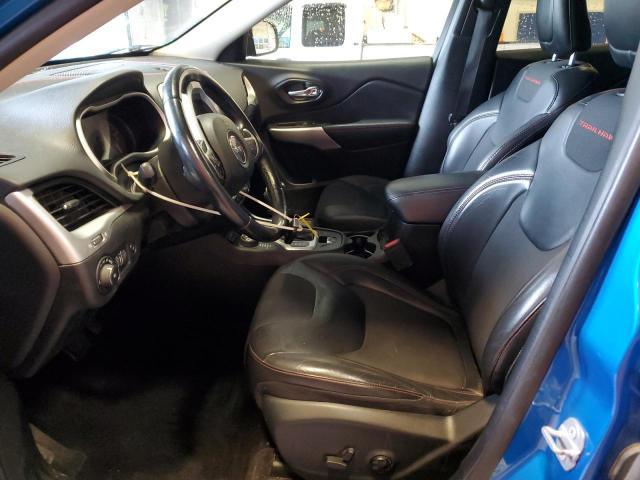 1C4PJMBXXJD564889 - 2018 JEEP CHEROKEE TRAILHAWK BLUE photo 7