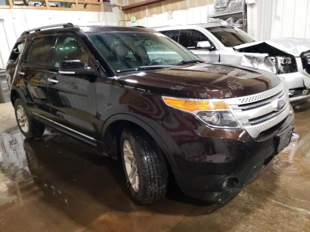 1FM5K8D89EGB62010 - 2014 FORD EXPLORER XLT BROWN photo 4