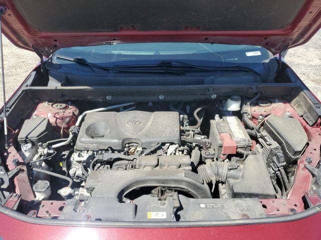 2T3H1RFVXMW139416 - 2021 TOYOTA RAV4 LE RED photo 12