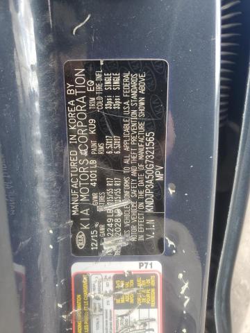 KNDJP3A50G7321565 - 2016 KIA SOUL + GRAY photo 12