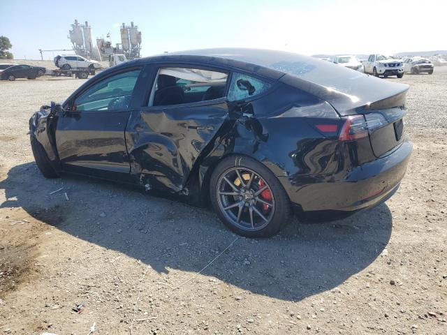 5YJ3E1EA5JF152087 - 2018 TESLA MODEL 3 Negro foto 2