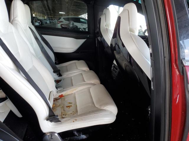 5YJXCAE28GF029263 - 2016 TESLA MODEL X 红色 照片 10