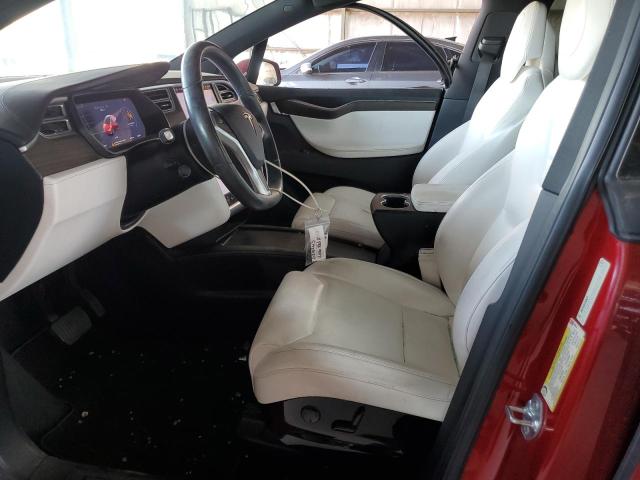 5YJXCAE28GF029263 - 2016 TESLA MODEL X 红色 照片 7