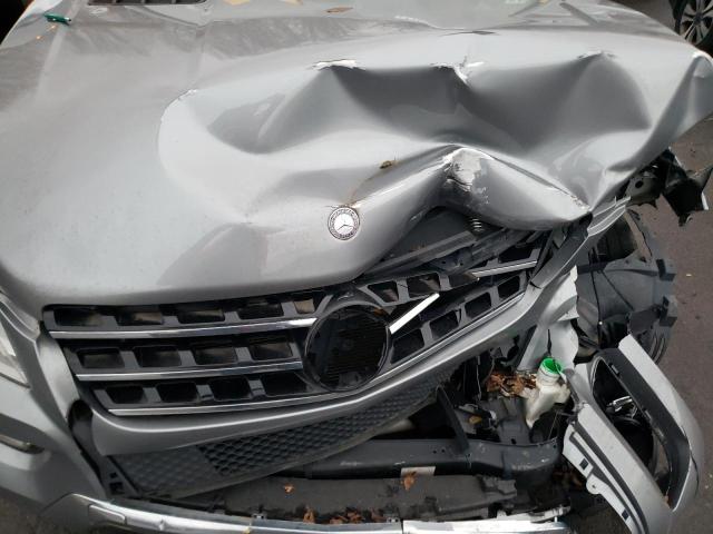 4JGDA5HB3FA607459 - 2015 MERCEDES-BENZ ML 350 4MATIC SILVER photo 12