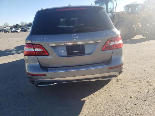 4JGDA5HB3FA607459 - 2015 MERCEDES-BENZ ML 350 4MATIC SILVER photo 6