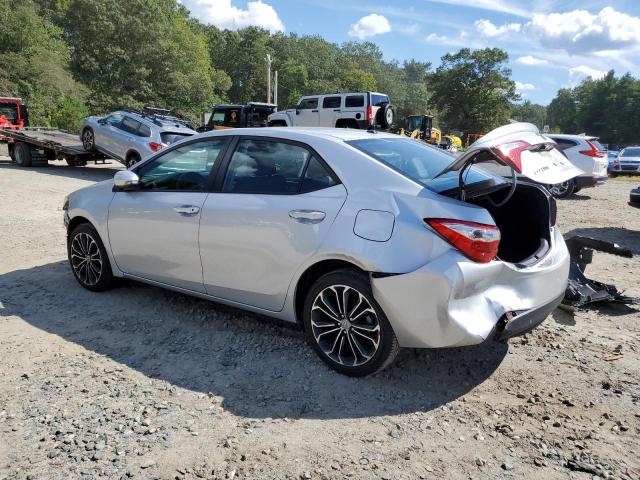 2T1BURHE3GC698699 - 2016 TOYOTA COROLLA L SILVER photo 2