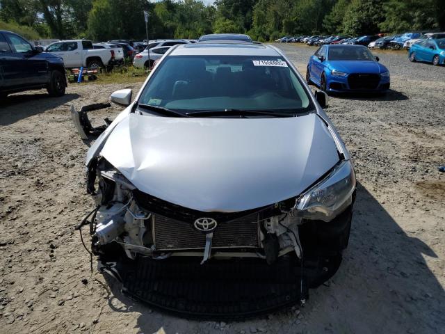 2T1BURHE3GC698699 - 2016 TOYOTA COROLLA L SILVER photo 5