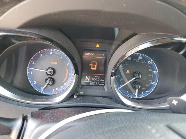 2T1BURHE3GC698699 - 2016 TOYOTA COROLLA L SILVER photo 9