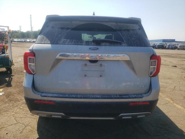 1FMSK8DH9PGB97393 - 2023 FORD EXPLORER XLT SILVER photo 6