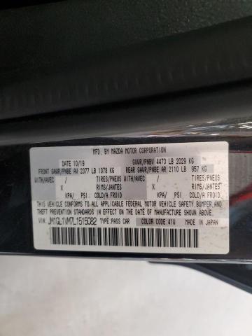 JM1GL1VM7L1515082 - 2020 MAZDA 6 TOURING BLACK photo 12