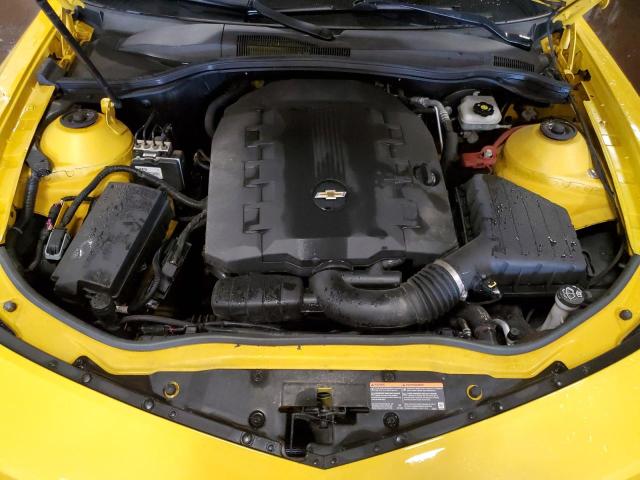 2G1FC1ED6B9123578 - 2011 CHEVROLET CAMARO LT YELLOW photo 11