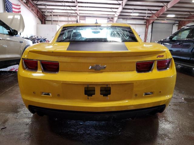 2G1FC1ED6B9123578 - 2011 CHEVROLET CAMARO LT YELLOW photo 6