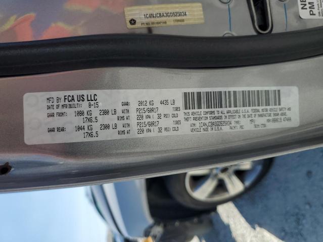 1C4NJCBA3GD525034 - 2016 JEEP COMPASS SPORT Silber Foto 13
