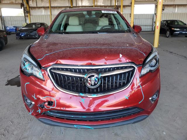 LRBFXCSAXKD008713 - 2019 BUICK ENVISION ESSENCE RED photo 5