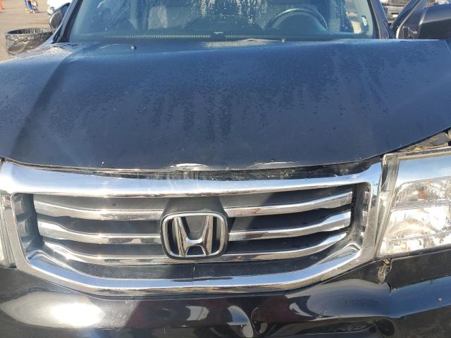 5FNYF4H53CB085317 - 2012 HONDA PILOT EXL BLACK photo 12