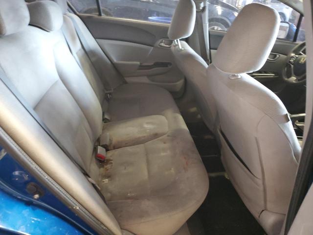 2HGFB2F53CH567680 - 2012 HONDA CIVIC LX 蓝色 照片 10