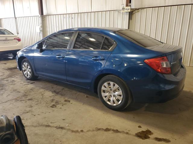 2HGFB2F53CH567680 - 2012 HONDA CIVIC LX 蓝色 照片 2