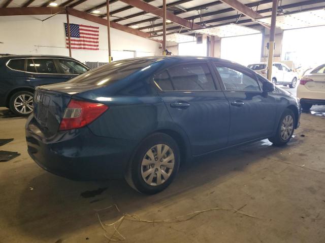 2HGFB2F53CH567680 - 2012 HONDA CIVIC LX 蓝色 照片 3