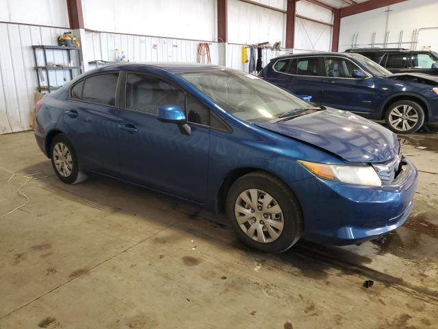 2HGFB2F53CH567680 - 2012 HONDA CIVIC LX 蓝色 照片 4