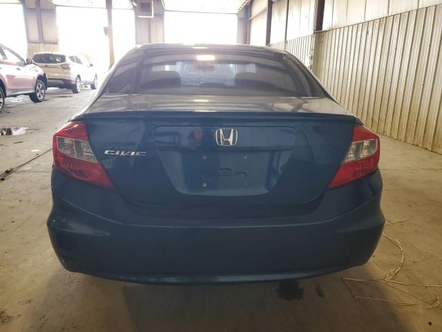 2HGFB2F53CH567680 - 2012 HONDA CIVIC LX 蓝色 照片 6