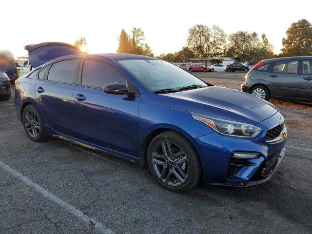 3KPF34AD3ME388445 - 2021 KIA FORTE GT LINE BLUE photo 4