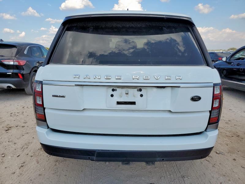 SALGS2KF1GA297623 - 2016 LAND ROVER RANGE ROVE HSE WHITE photo 6