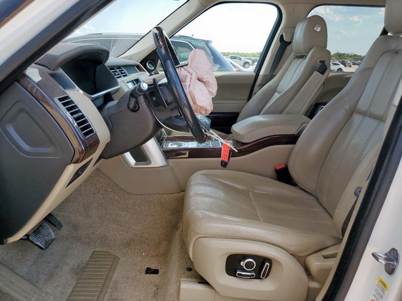 SALGS2KF1GA297623 - 2016 LAND ROVER RANGE ROVE HSE WHITE photo 7