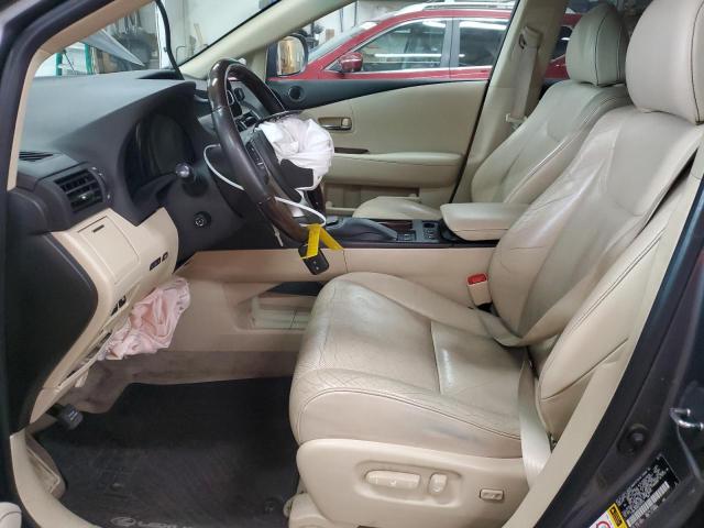 2T2BK1BA5DC197012 - 2013 LEXUS RX 350 BASE GRAY photo 7
