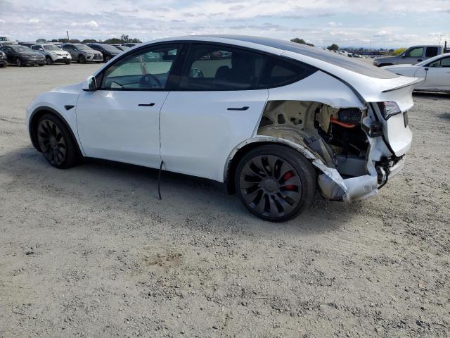 5YJYGDEF1LF058854 - 2020 TESLA MODEL Y WHITE photo 2